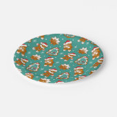 Weihnachtsgebäck Pappteller (Schrägansicht)