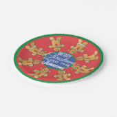 Weihnachtsgebäck Pappteller (Schrägansicht)