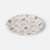 Weihnachtsgebäck Pappteller (Schrägansicht)