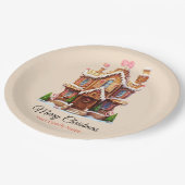 Weihnachtsgebäck Pappteller (Schrägansicht)