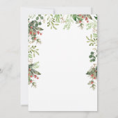 Weihnachtsgebäck Party Cookies Brautparty Einladung (Rückseite)