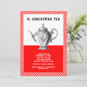 Weihnachtsgebäck Party Einladung (Stehend Vorderseite)