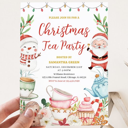 Weihnachtsgebäck Party Einladung