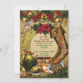 Weihnachtsgebäck Party Einladungen (Vorderseite)