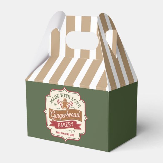 Weihnachtsgebäck Party Geschenkschachtel (Rückseite)