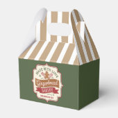 Weihnachtsgebäck Party Geschenkschachtel (Vorderseite)