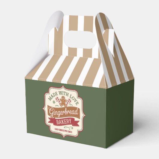 Weihnachtsgebäck Party Geschenkschachtel (Vorderseite)