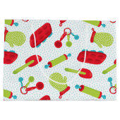 Weihnachtsgebäck Party Große Geschenktüte (Rückseite)