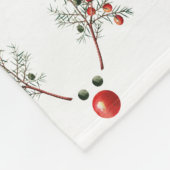 Weihnachtsgebäck Party Rote Nase Hirsche Pine Berr Fleecedecke (Ecke)