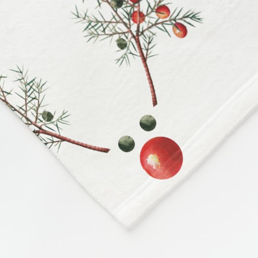 Weihnachtsgebäck Party Rote Nase Hirsche Pine Berr Fleecedecke (Ecke)