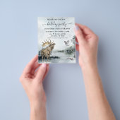 Weihnachtsgebäck Party Schnee Landschaft Elche Flyer (Gruppe)