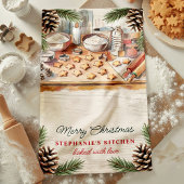 Weihnachtsgebäck Personalisiert Pinecone Geschirrtuch