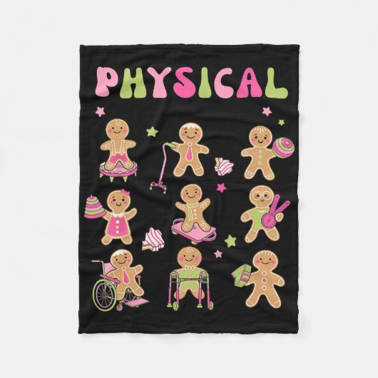 Weihnachtsgebäck Physikalische Therapie Istant X Fleecedecke (Vorderseite)
