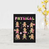 Weihnachtsgebäck Physikalische Therapie Istant X Karte (Gelbe Blume)