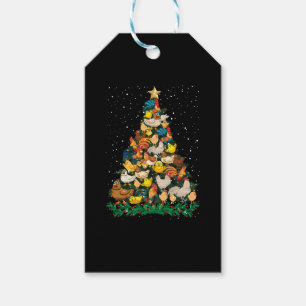 Weihnachtsgebäck Pine Tree Funny Chicken Bauer Geschenkanhänger