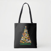 Weihnachtsgebäck Pine Tree Funny Chicken Bauer Tasche (Vorderseite)