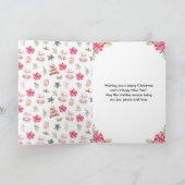 Weihnachtsgebäck Pink Frohe Weihnachten (Innenseite)