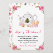 Weihnachtsgebäck Pink Frohe Weihnachten (Vorne/Hinten)