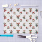 Weihnachtsgebäck & Poinsettias Tissue Paper Seidenpapier (Handwerk)