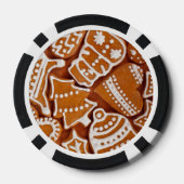 Weihnachtsgebäck Pokerchips (Rückseite)