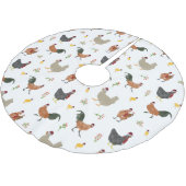 Weihnachtsgebäck Polyester Weihnachtsbaumdecke (Schrägansicht)