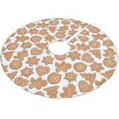 Weihnachtsgebäck Polyester Weihnachtsbaumdecke (Schrägansicht)