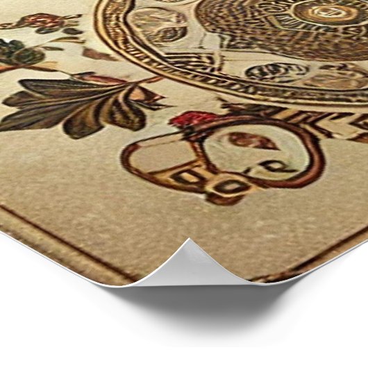 Weihnachtsgebäck Poster (Ecke)