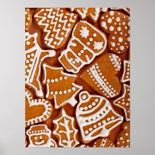 Weihnachtsgebäck Poster (Vorne)