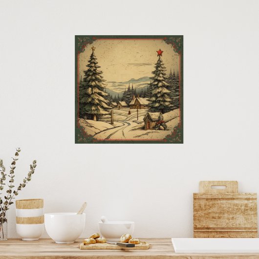 Weihnachtsgebäck Poster (Küche)