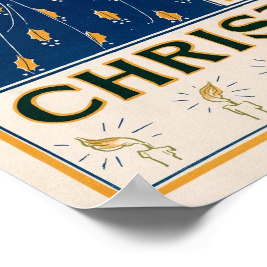 Weihnachtsgebäck Poster (Ecke)