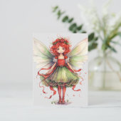 Weihnachtsgebäck Postkarte (Stehend Vorderseite)