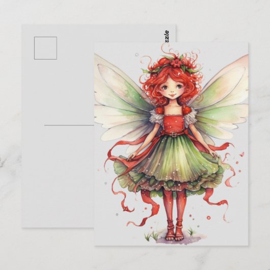 Weihnachtsgebäck Postkarte (Vorne/Hinten)