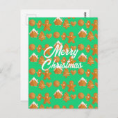 Weihnachtsgebäck Postkarte (Vorne/Hinten)