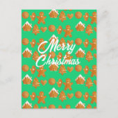Weihnachtsgebäck Postkarte (Vorderseite)