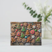 Weihnachtsgebäck, Postkreuz Postkarte (Stehend Vorderseite)