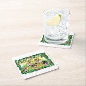 Weihnachtsgebäck Rechteckiger Pappuntersetzer (Vor Ort)