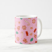 Weihnachtsgebäck - rosa kaffeetasse (VorderseiteRechts)