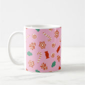 Weihnachtsgebäck - rosa kaffeetasse (Links)