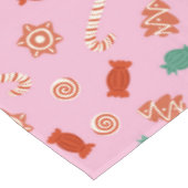 Weihnachtsgebäck - rosa tischdecke (Schrägansicht)