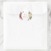 Weihnachtsgebäck Runder Aufkleber (Tasche)
