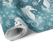 Weihnachtsgebäck & Schneeflocken #13 ID1009 Geschenkpapier (Rolleneckpunkt)