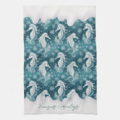 Weihnachtsgebäck & Schneeflocken #13 ID1009 Geschirrtuch (Vertikal)