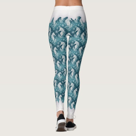 Weihnachtsgebäck & Schneeflocken #13 ID1009 Leggings (Rückseite)