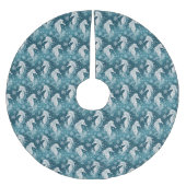 Weihnachtsgebäck & Schneeflocken #13 ID1009 Polyester Weihnachtsbaumdecke (Vorderseite)