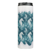 Weihnachtsgebäck & Schneeflocken #13 ID1009 Thermosbecher (Rückseite)