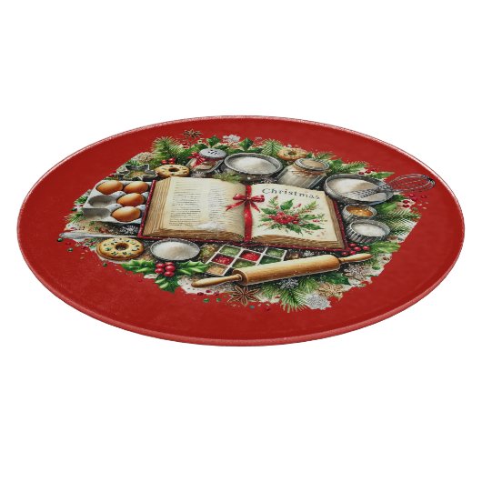 Weihnachtsgebäck Schneidebrett (Ecke)