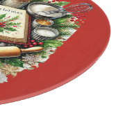 Weihnachtsgebäck Schneidebrett (Ecke)