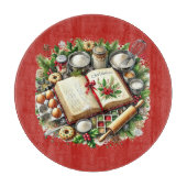 Weihnachtsgebäck Schneidebrett (Vorderseite)