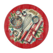 Weihnachtsgebäck Schneidebrett (Vorderseite)