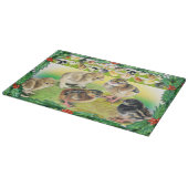 Weihnachtsgebäck Schneidebrett (Ecke)